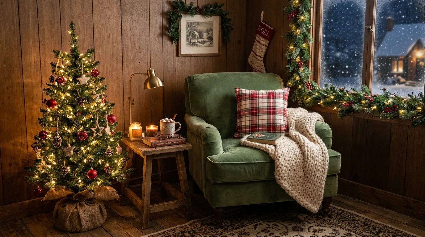 Bring Christmas detail into the dining room inspiration for an indoor Christmas setting.